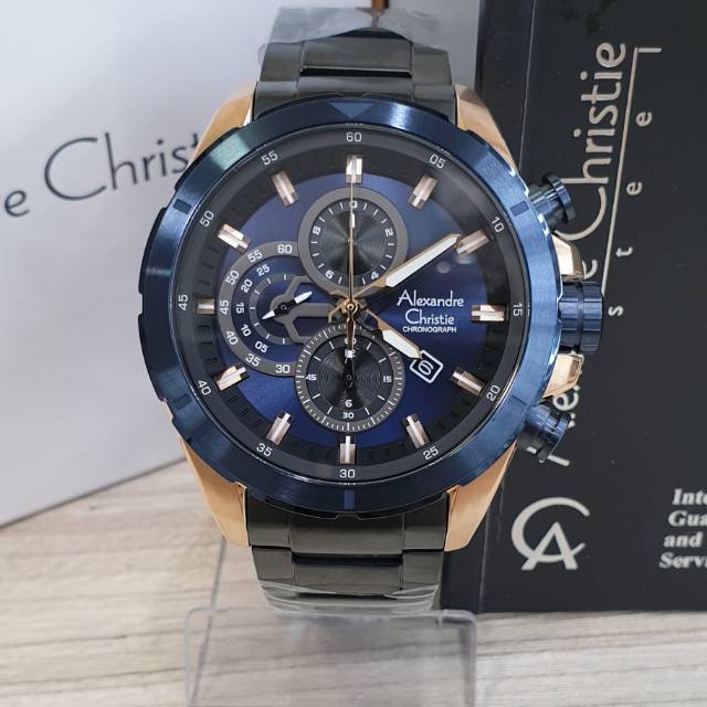 JAM TANGAN ALEXANDRE CHRISTIE AC6508MC BLUE RG