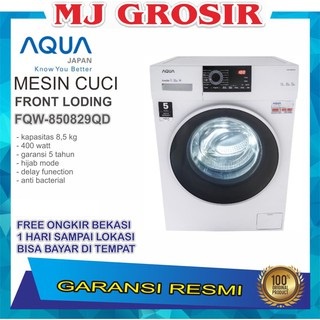 MESIN CUCI FRONT LOADING AQUA JAPAN FQW 850829QD FQW 850829QD 8,5 KG