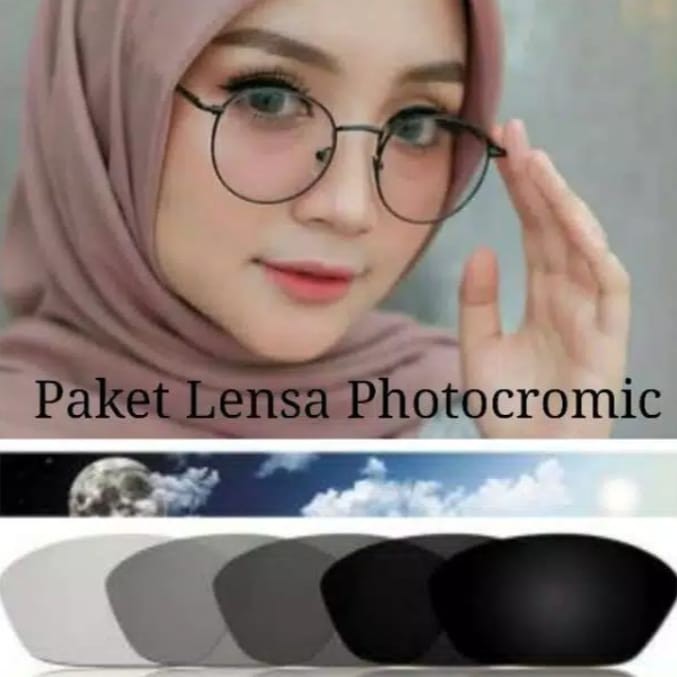 READY KACAMATAPHOTOCROMIC TERBARU MODEL OVAL UNISEX TRENDY FASHION WANITA PRIA MILENIAL