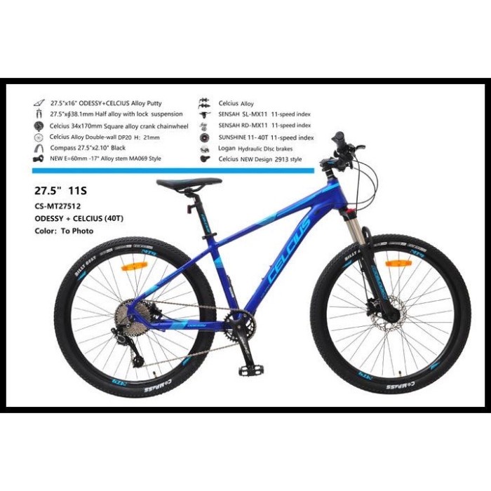 Sepeda Gunung MTB odessy instinct 27.5 inch
