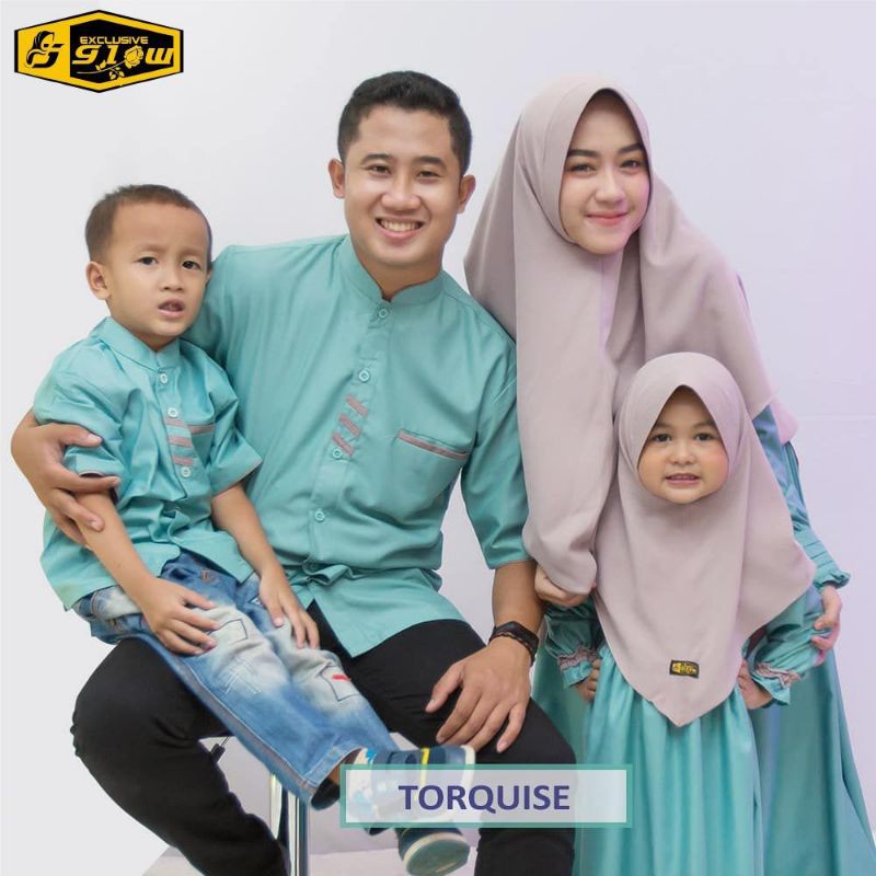 Family Set Adam dan Hawa Turquoise