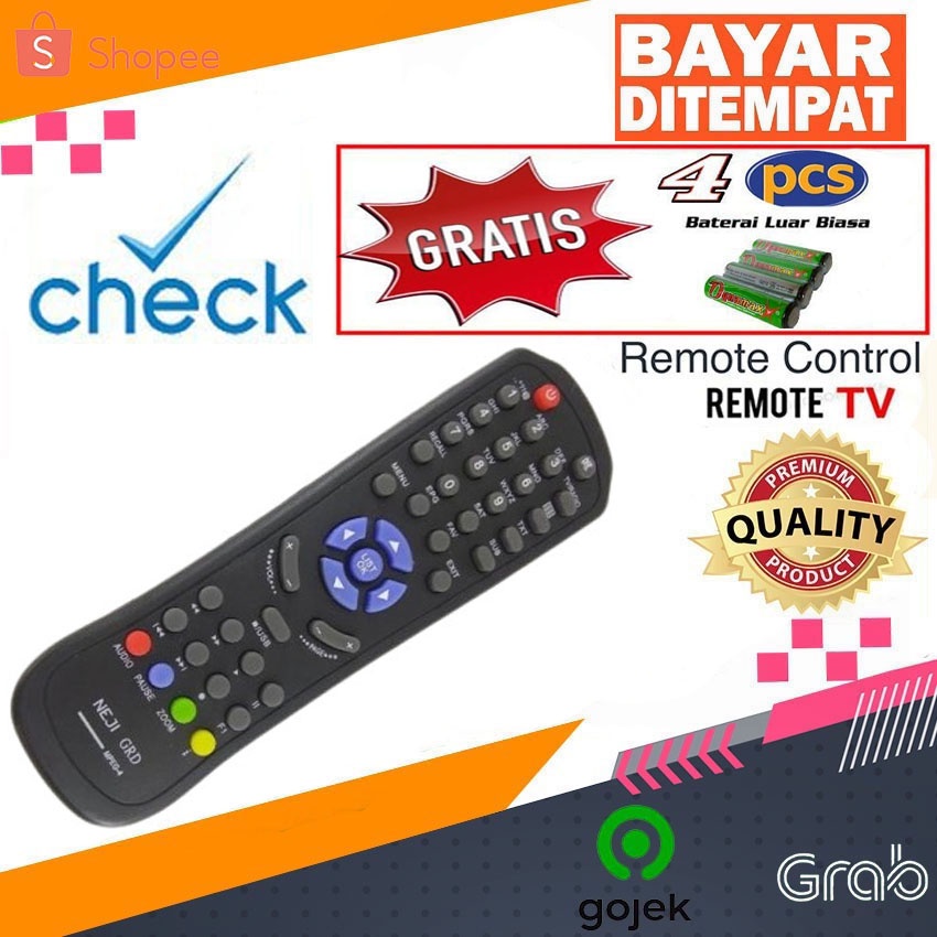 Remot Remote Receiver TV Parabola Matrix Garuda MPEG-4 REMOTE