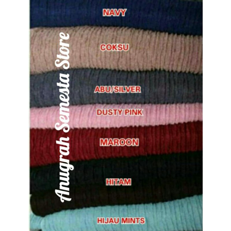 Celana Kulot Panjang Wanita Bahan Babat Alvaro Jagung Ukuran Standar Dan Jumbo BB 40-80 Kg-1