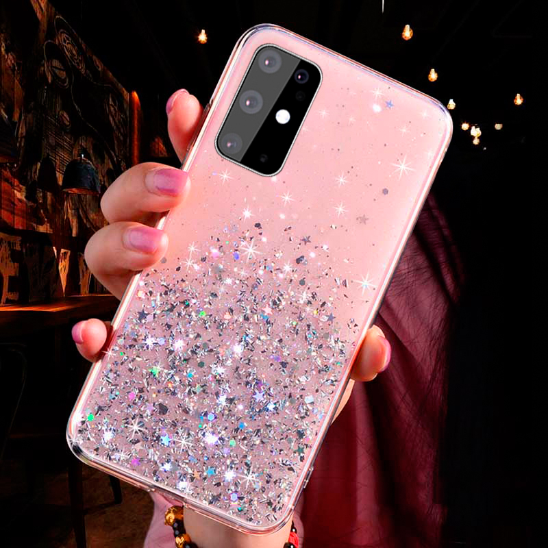 Soft Case TPU glitter Bling Untuk OPPO A1K F1S F3 F5 F9 Pro F11 Pro Reno 4 Pro