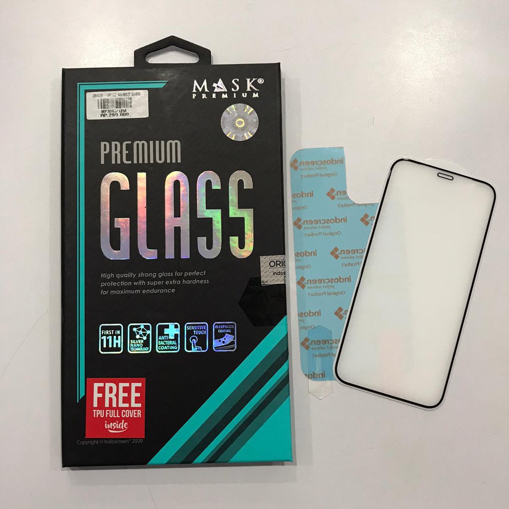 ANTI GORES IPHONE SEMUA TYPE FULL COVER PREMIUM GLASS