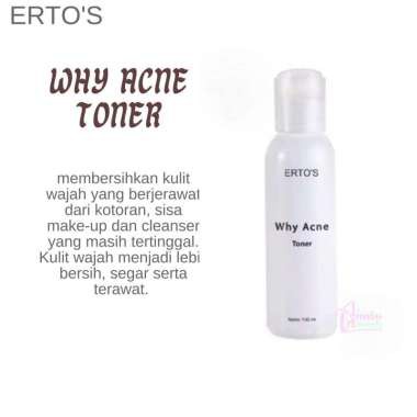 [ORI] Why Acne Toner | Toner Cleanser Kotoran Debu dan Bakteri Penyebab Jerawat Ampuh BPOM