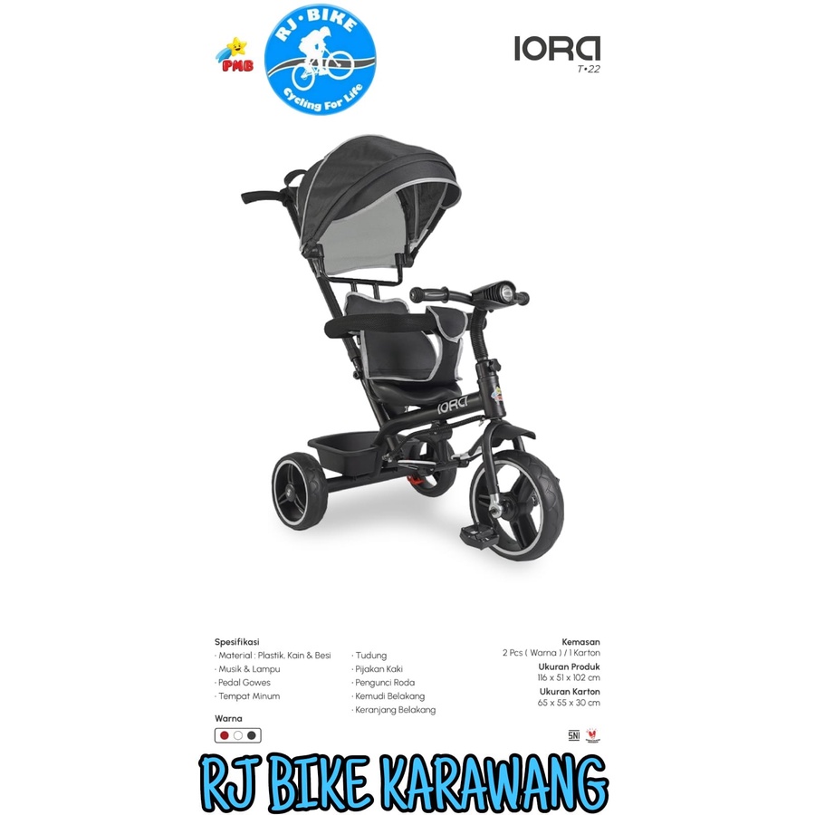 SEPEDA RODA TIGA Tricycle IORA Seri T22