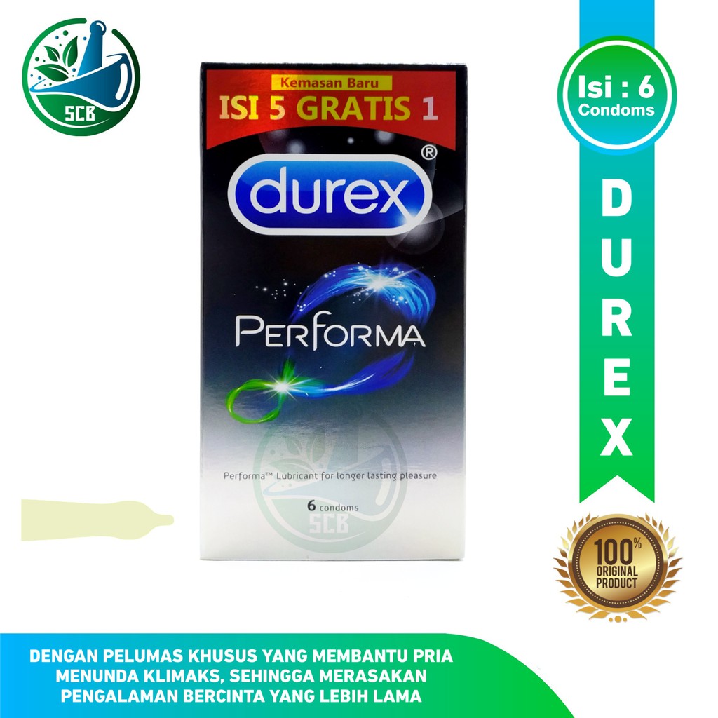 Kondom Durex Performa Isi 6s
