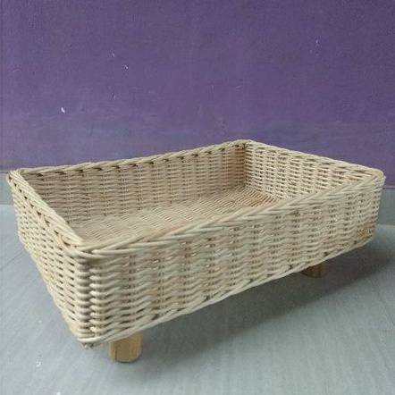 keranjang rotan nampan hampers/parcel/hantaran penyimpanan barang 50x35x10 cm