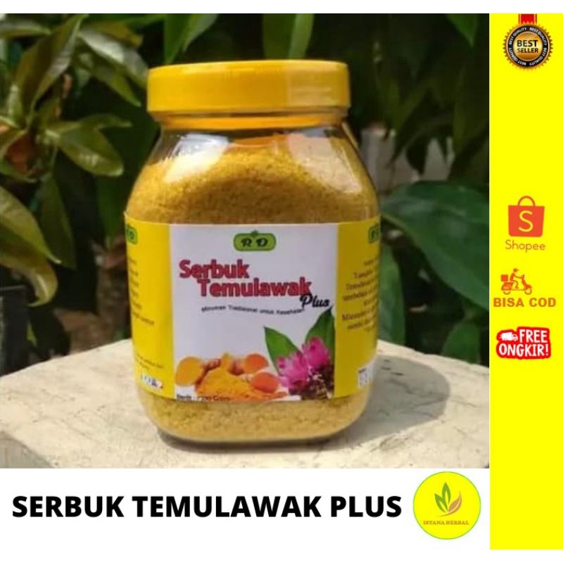

SERBUK TEMULAWAK PLUS 330g 100% HERBAL ALAMI/MENAMBAH NAFSU MAKAN/ANTI RADANG/ANTI OKSIDAN/ORIGINAL/TERLARIS