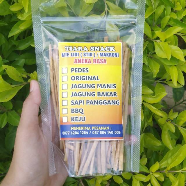 

Mie Lidi renyah enak kemasan 100gr