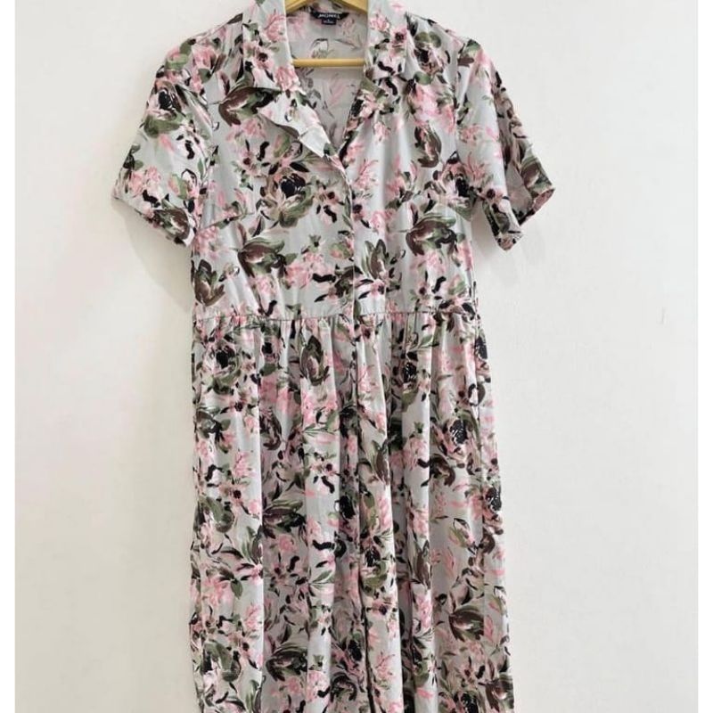 Monki Dress Floral Vintage