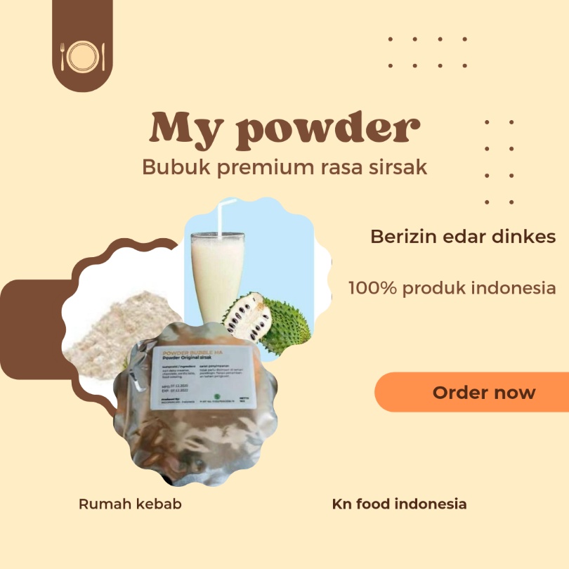 

Powder Premium Sirsak- Sirsak Powder - 1 kg - Powder Sirsak Premium