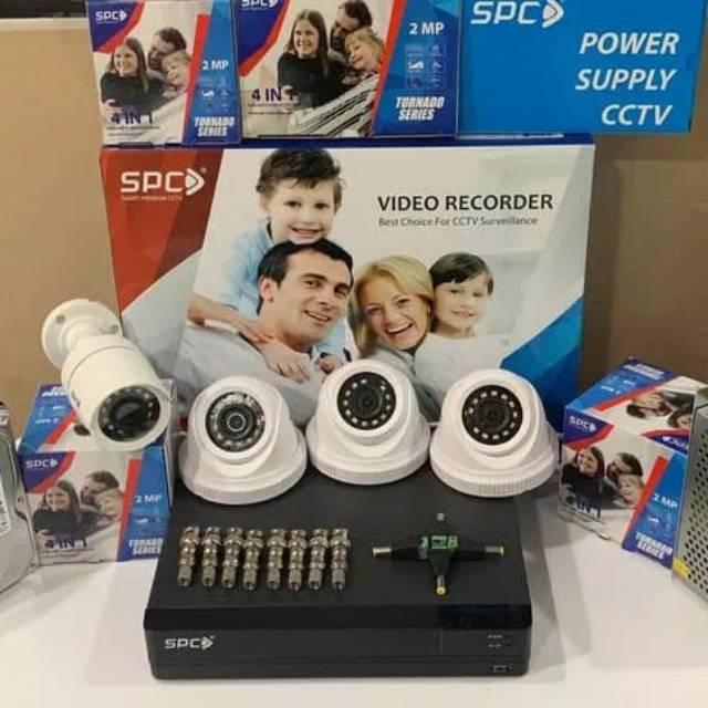Paket cctv spc 2mp 4 kamera