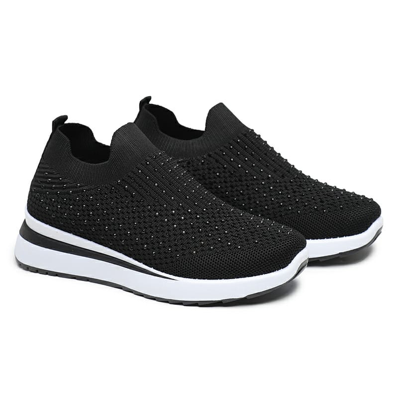 M Footwear - Sepatu Slip-On Rajut Wanita Import - CGA6144