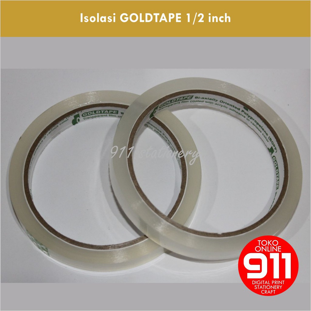 

ISOLASI GOLDTAPE BENING