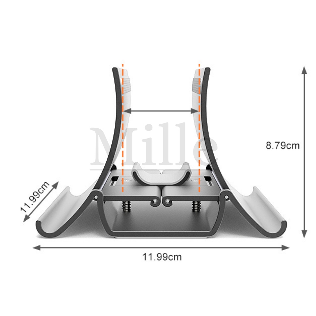 Laptop Holder | Vertical Stand Holder| Mille Accessories