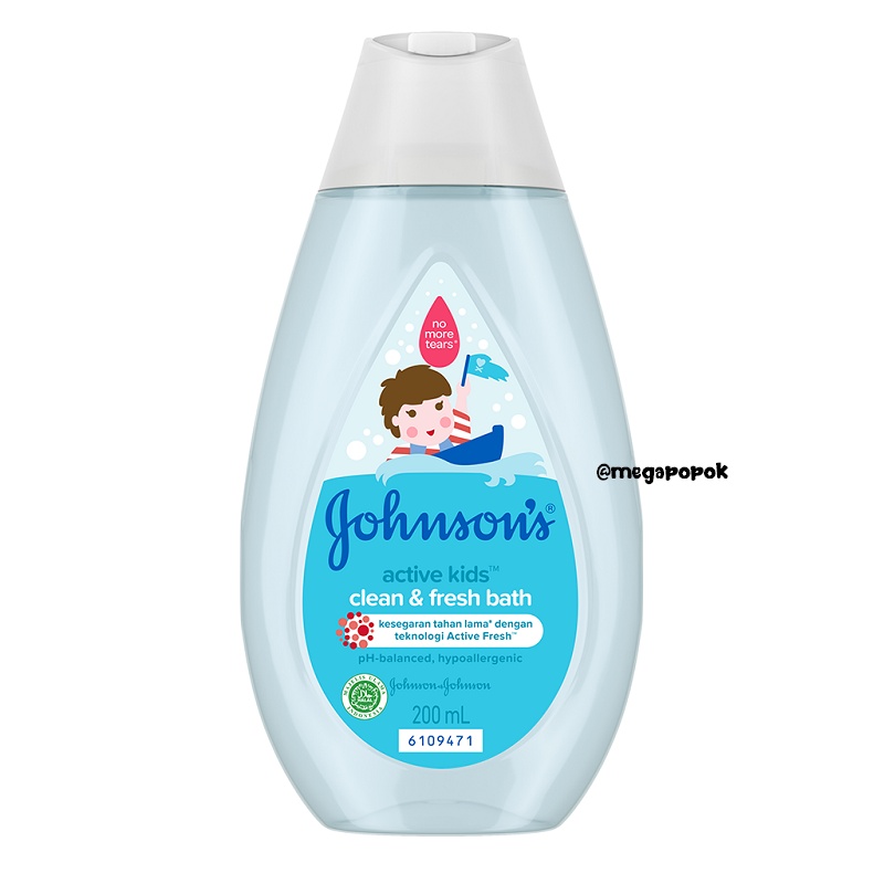 Johnson's Baby Bath Bedtime/Clean Fresh 200ml/megapopok