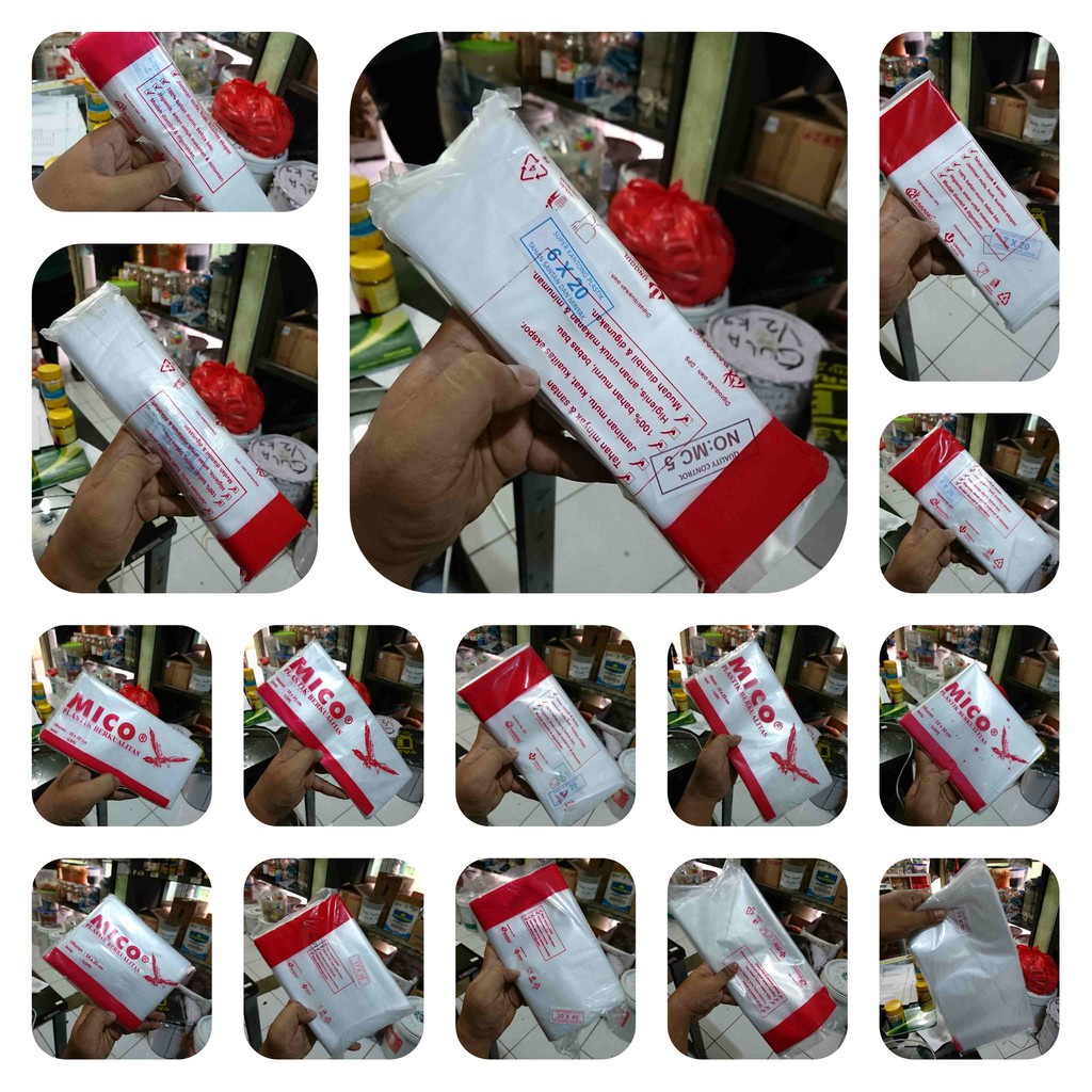 Plastik Kiloan (PE) Tebal semua ukuran