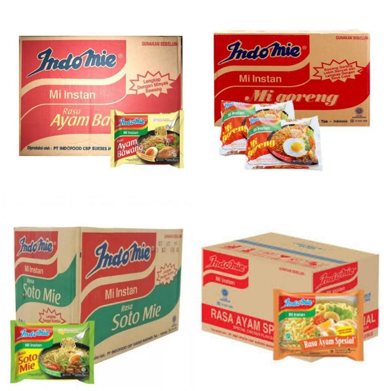 Promo indomie 1 dus / mie goreng / soto / ayam bawang / ayam spesial termurah terlaris terlaku