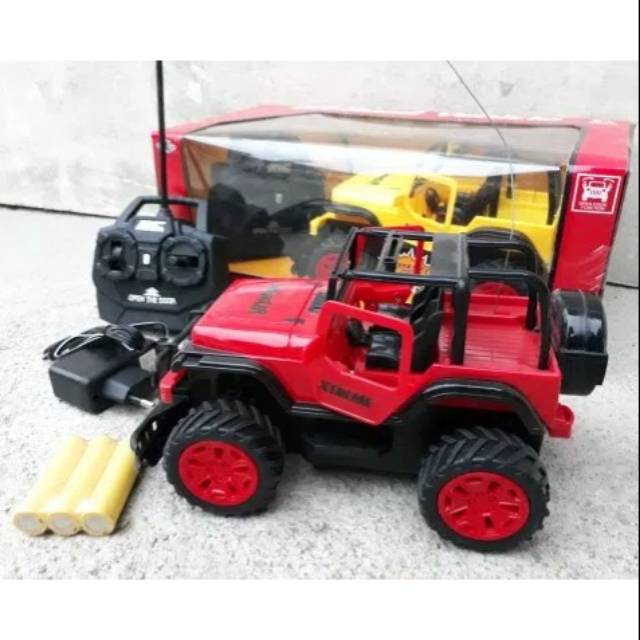 RC CAR JEEP BATERAI CAS MOBIL REMOTE CONTROL RADIO CONTROLE MAINAN ANAK EDUKATIF REMOT EDUKASI