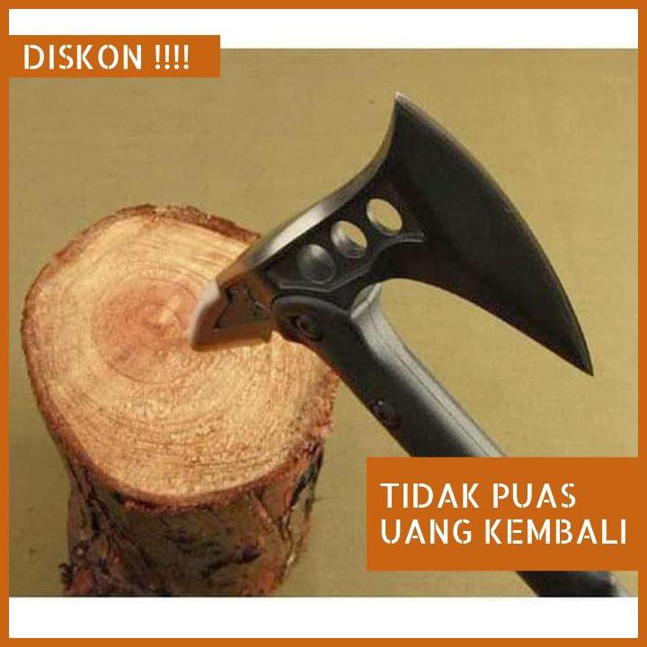 TERLARIS KAPAK KAMPAK SOG PEMOTONG KAYU TAJAM DENGAN PALU 2 IN 1 TERMURAH BERKUALITAS