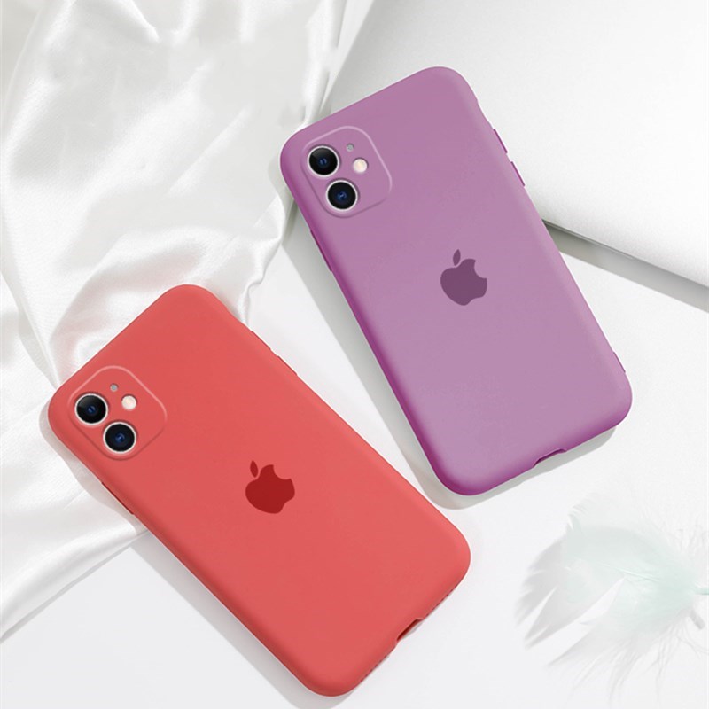 Soft Case Silikon untuk iPhone Xs Max XR 7/8 Plus Perlindungan Lensa Anti Jatuh Casing