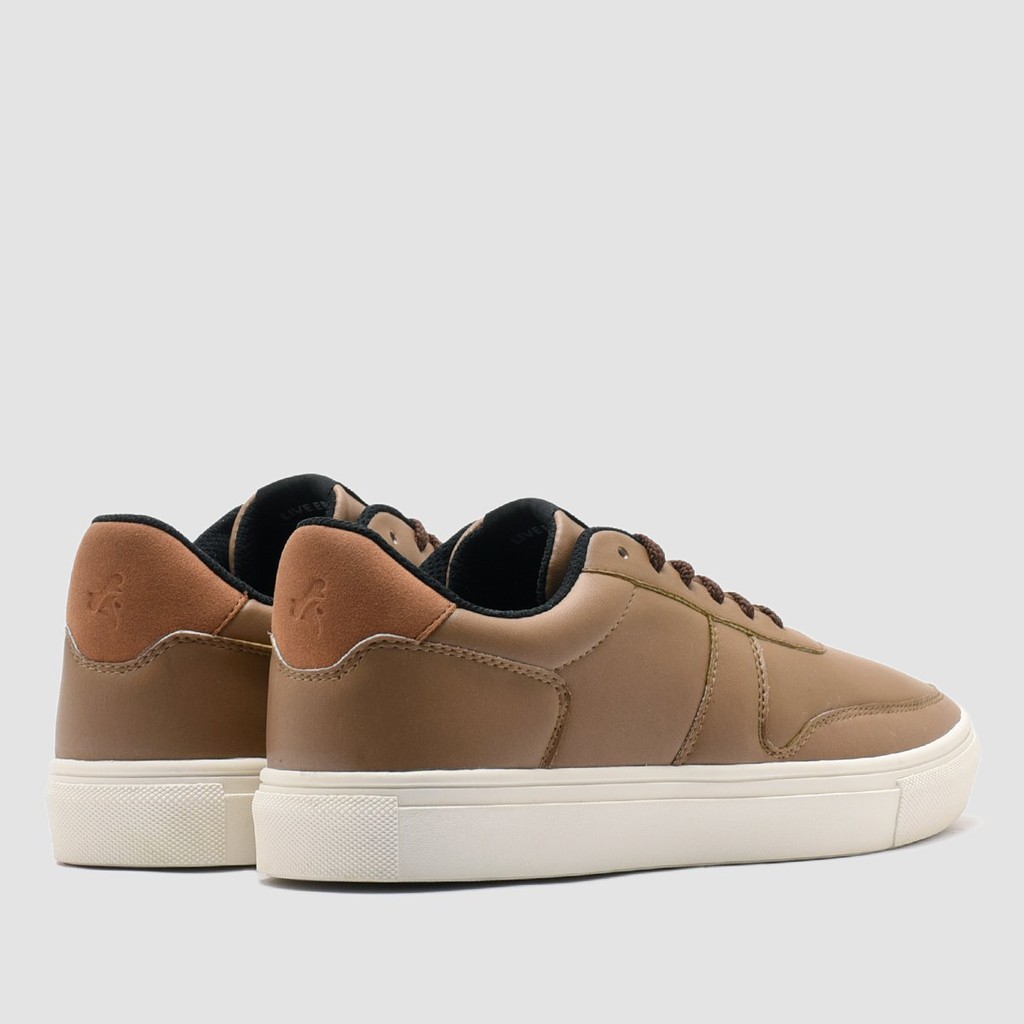 Sepatu Brodo Base Court [Mocha/Black White/Dark Choco]-3