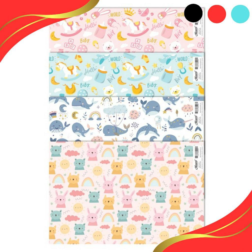 

AYO BELI Kertas Kado Baby New Born Harvest isi 4 Baby Land
