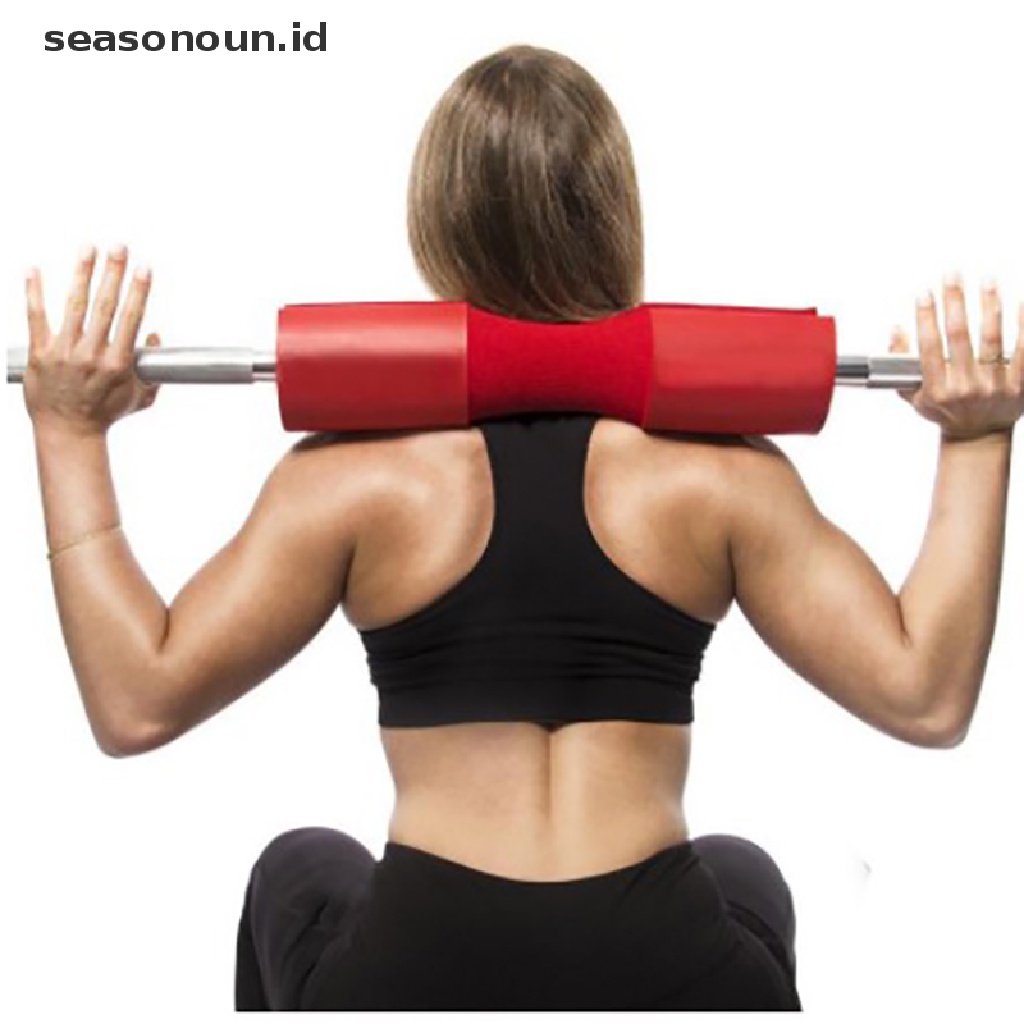 (seasonoun) Cover Pelindung Barbel Bahan Busa Untuk Angkat Beban / Gym