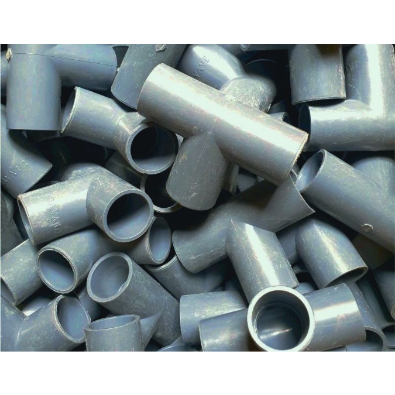 TEE ATAU SAMBUNGAN 3 ARAH POLOS PIPA PVC