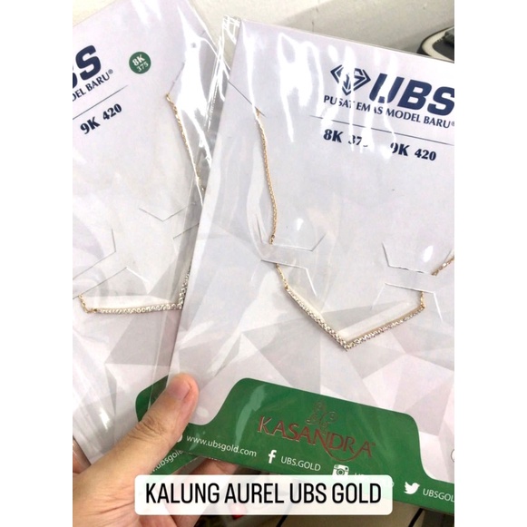 KALUNG AUREL UBS GOLD TERBARU KADAR 375/8K