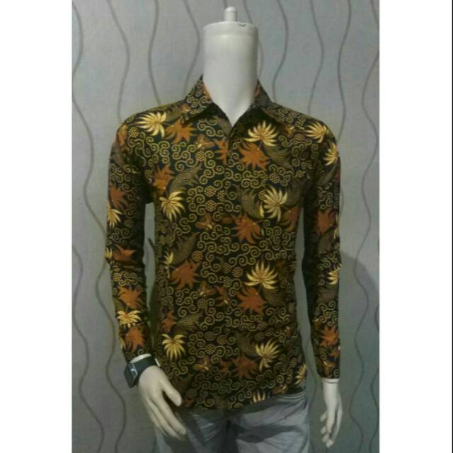 Kemeja pria batik sogan