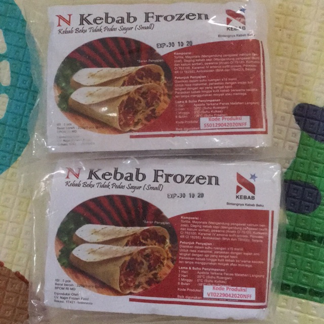 

Kebab frozen