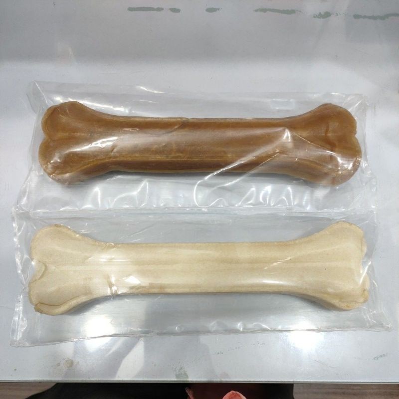 Tulang oessed Bone 12&quot;/20.5cm per pcs- Snack tulang anjing press12&quot;