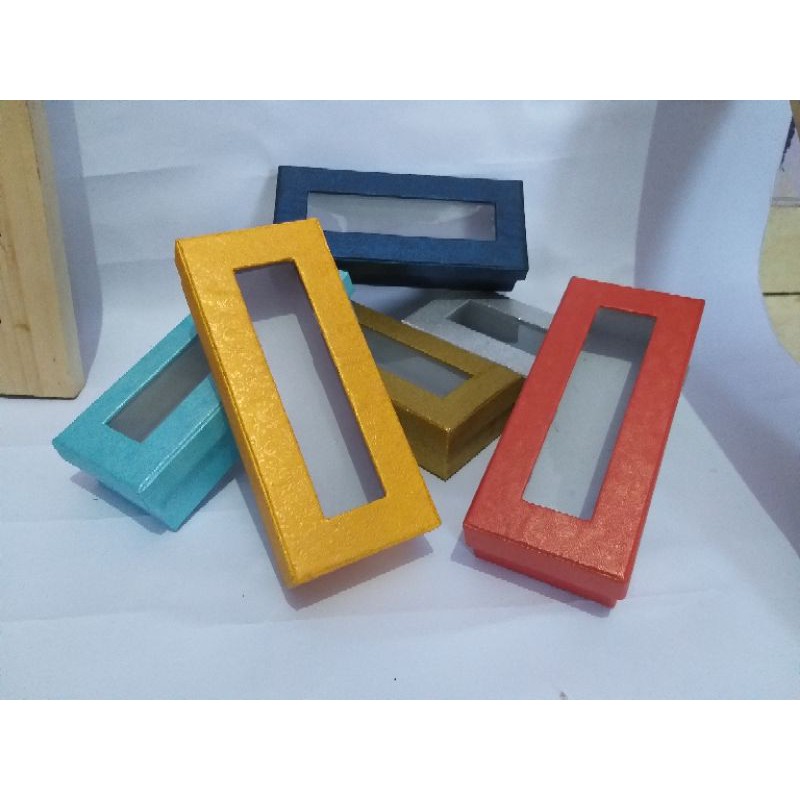 Kotak uang polos murah bahan yellowboard lapis fancy