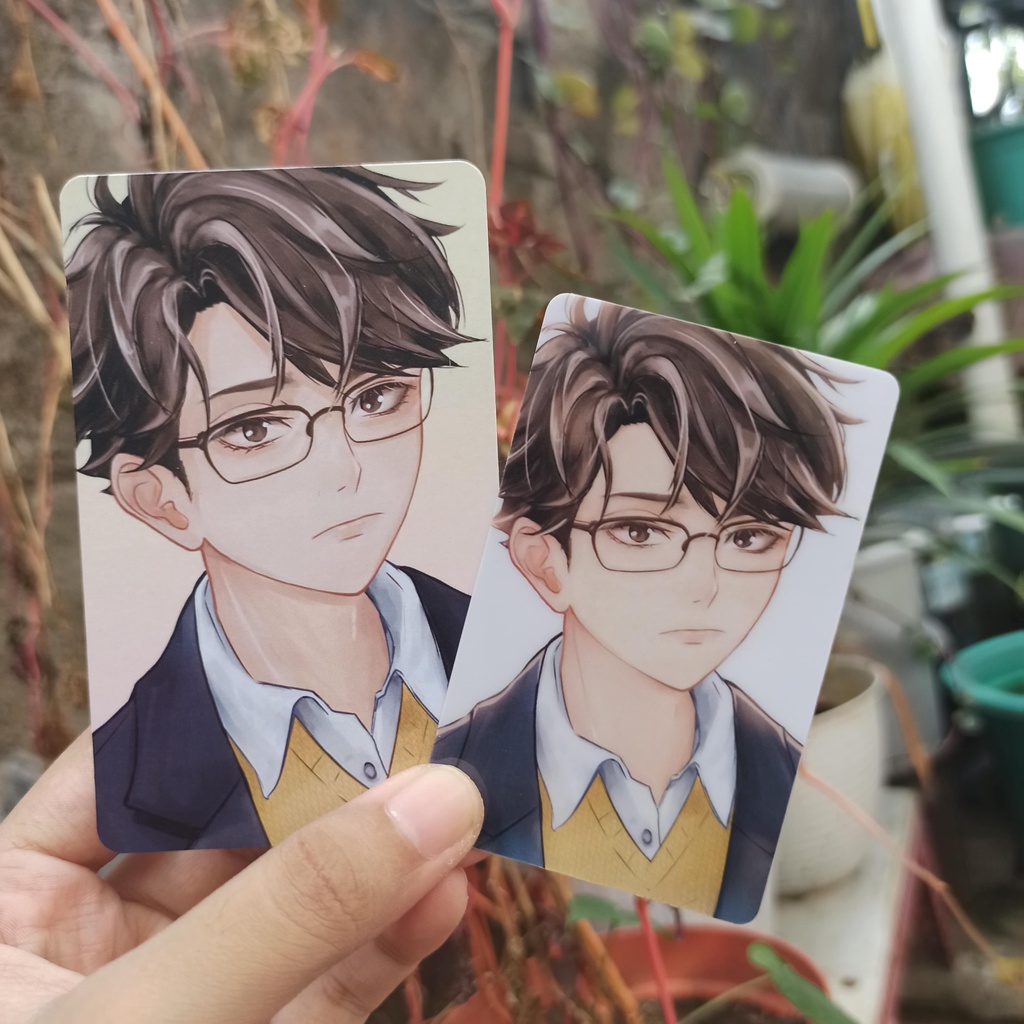 Art Print dan  ID CARD 2 Sisi Anime Oikawa Haikyuu