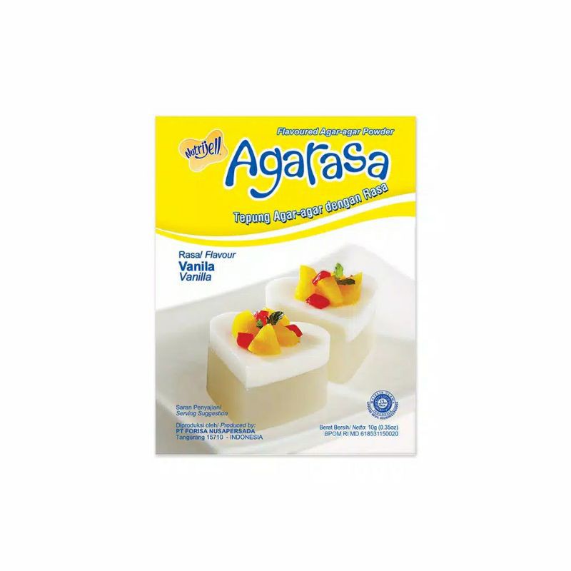 

AGAR AGAR JELLY POWDER NUTRIJELL AGARASA 10GR