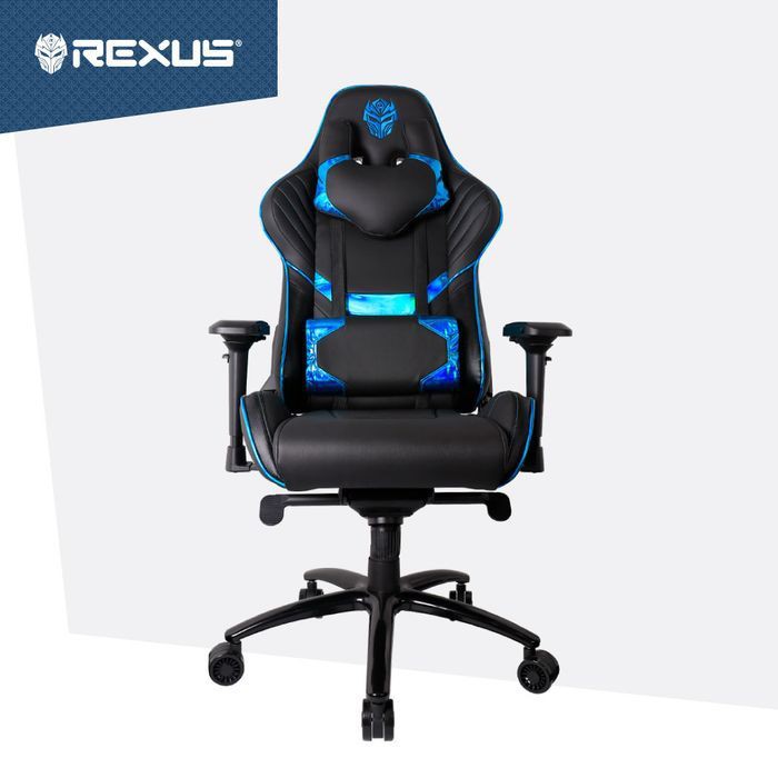 KURSI GAMING REXUS RGC 103 V2 ELECTRA BLUE 4D