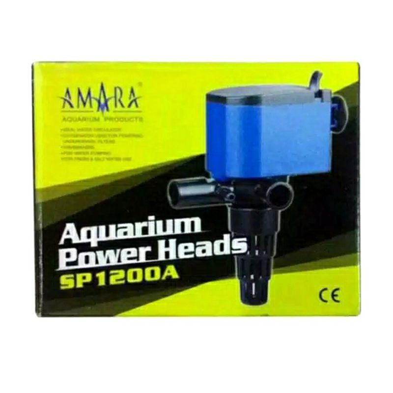 Mesin Pompa Water Pump Power Head PH Filter Aquarium Kolam SP 1200 SP-1200 Merk Amara