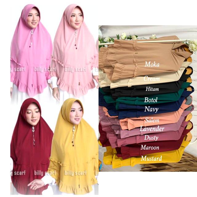 HIJAB BILLY SCRAF KINAN - PROMO Jilbab Billy scraf KINAN