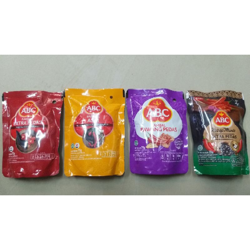 

KZ - abc sambal, kkecap 75gr & 70gr kemasan refill