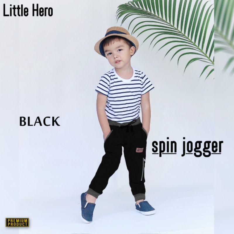 Spin Joger JUMBO Little Hero Chino Joger Celana Chino Anak