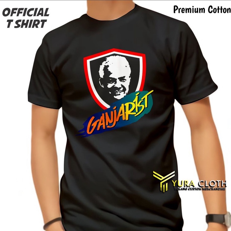 Kaos Pria Distro Ganjarist / Ganjar Pranowo ganjarist