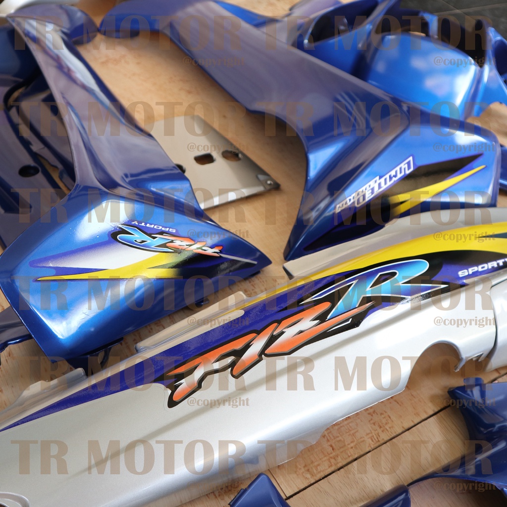 Cover Body Fizr F1zr Limited Edition Biru Tua Full Set Halus Cover Bodi Yamaha Fiz r