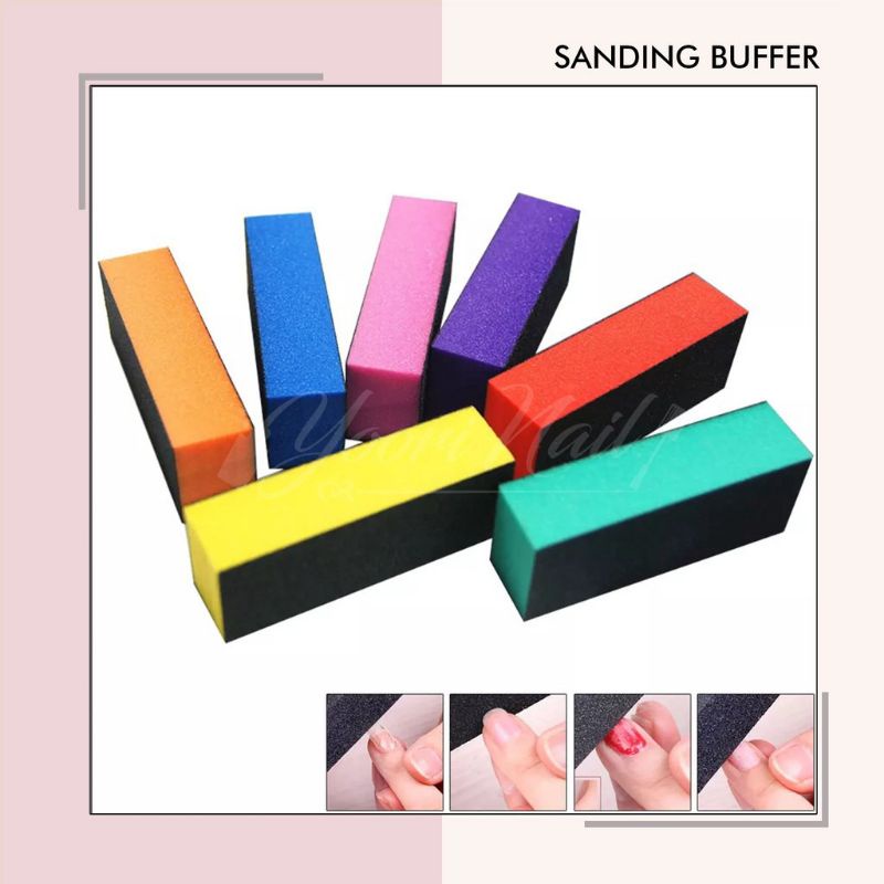 Sanding buffer buffer block buffer kasar 4 sisi buffing nail art