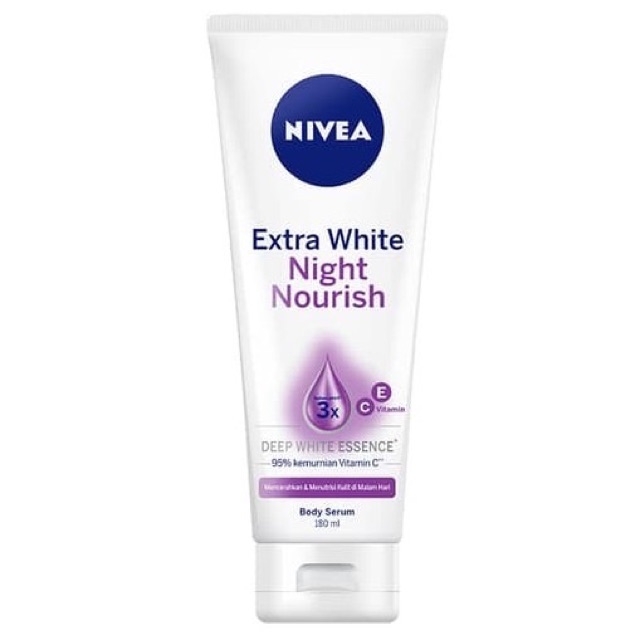 Nivea Extra White Night Nourish 180ml