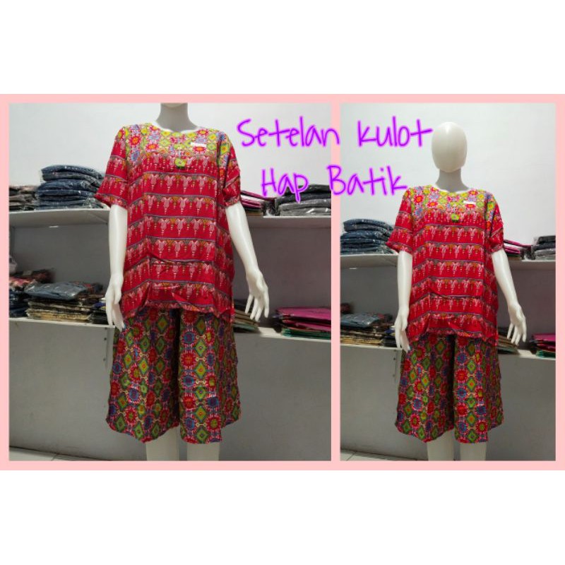 Setelan Batik brand HAP Batik Solo size XL-XXL