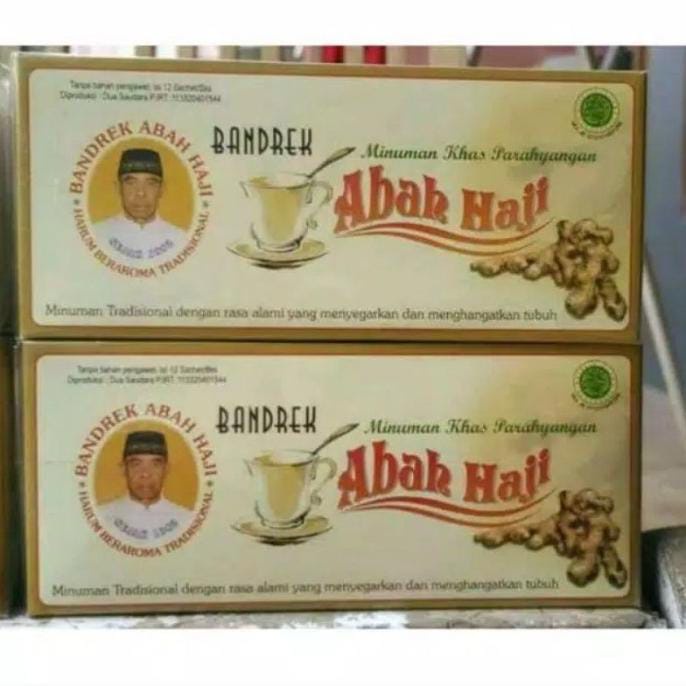 

bandrek Abah haji Ciwidey minuman khas Parahyangan isi@12sachet