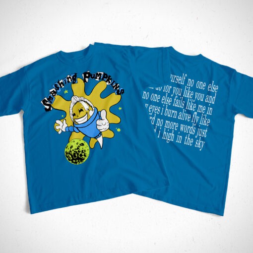 Baju Kaos 1992 Starla Concert Tour Smashing Pumpkins Front Back